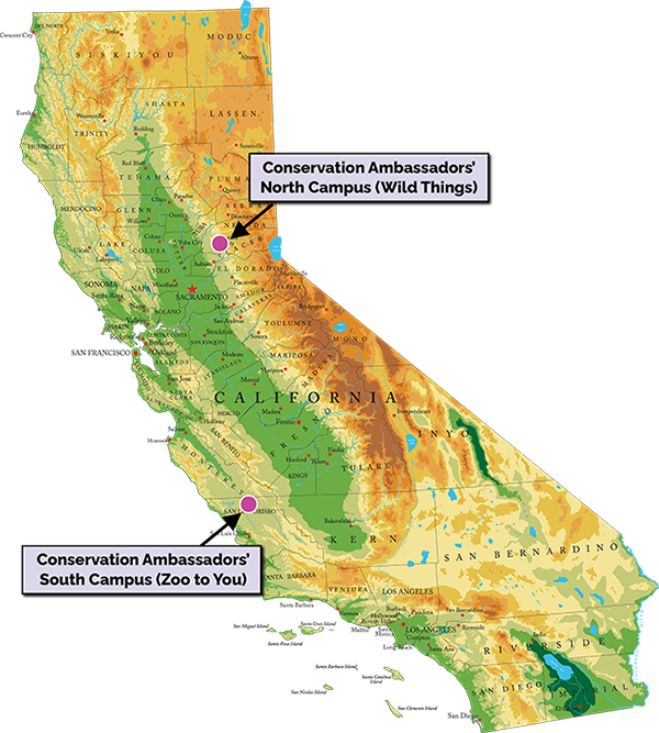 Conservation Ambassadors' Locations