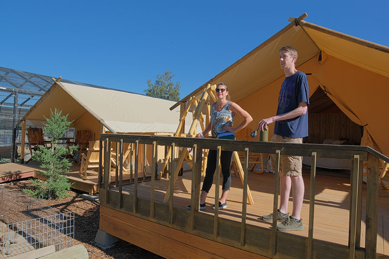 Safari Tent Deck